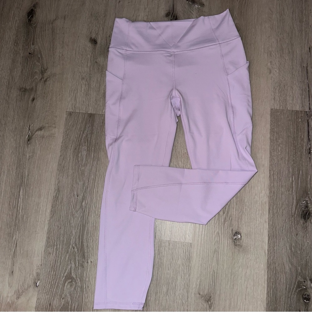 Fabletics PureLuxe Light Purple Capri Leggings
